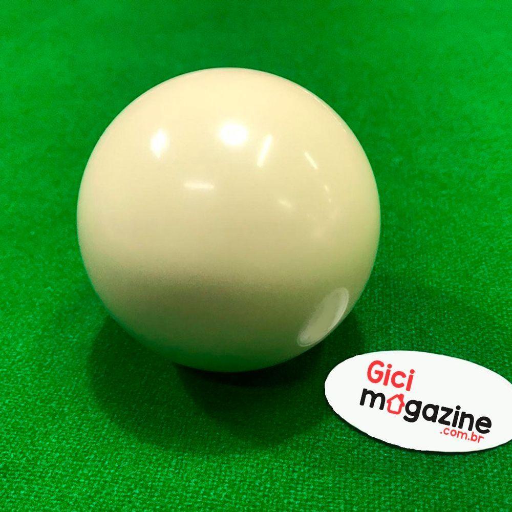 Kit 8 Bolão Bolas De Bilhar Sinuca Profissional Branco 54mm - 2
