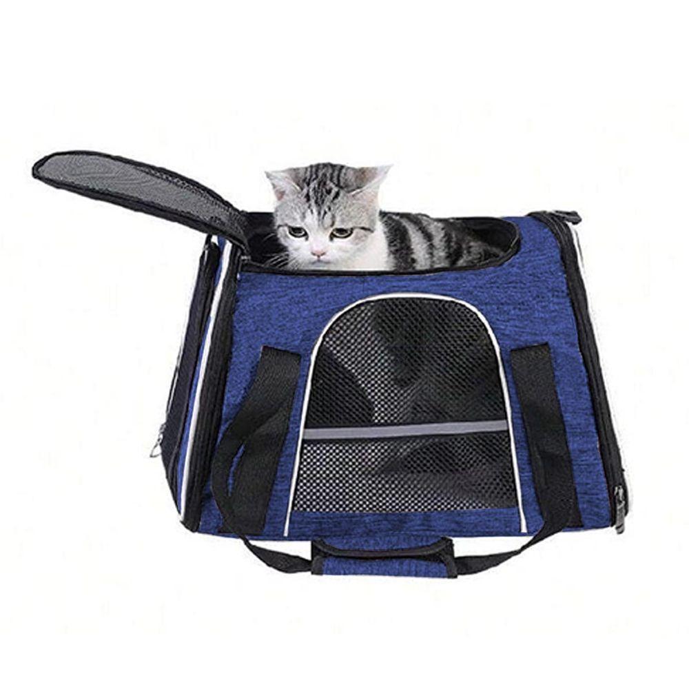 Bolsa Transporte Gato Cachorro Cao Pet Faixa Refletiva Animal De Estimaçao Pequeno Porte Passeio Onibus Aviao - 7