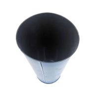 Vaso Metal Enfeite Jardim Quintal Varanda Passaro Flor Azul - 2