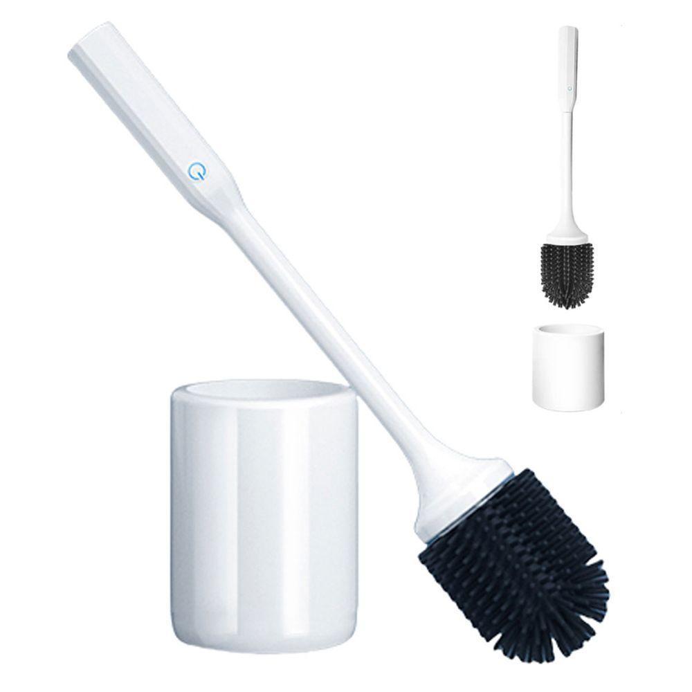 Escova Sanitaria Eletrica Privada Vaso Banheiro Lavabo Usb Bateria Recarregavel Higiene Faxina Limpeza - 1