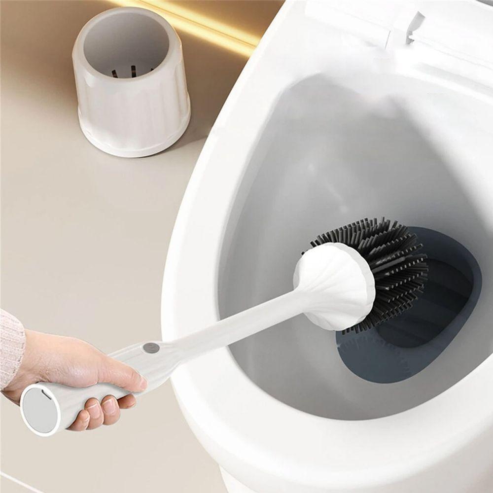 Escova Sanitaria Eletrica Privada Vaso Banheiro Lavabo Usb Bateria Recarregavel Higiene Faxina Limpeza - 10
