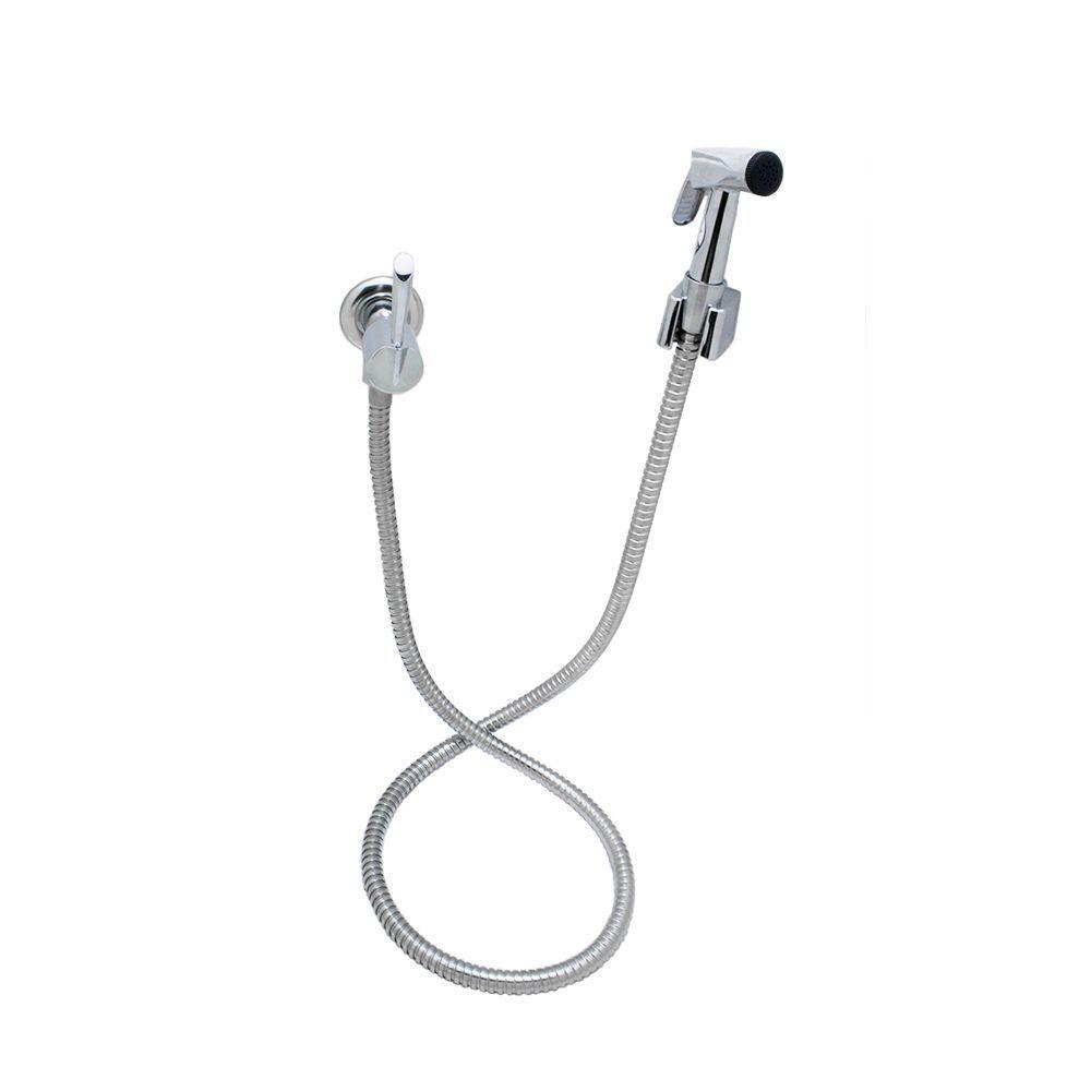 Ducha Higiênica Chuveirinho Gatilho Metal Cromado 1/4 Volta - 4