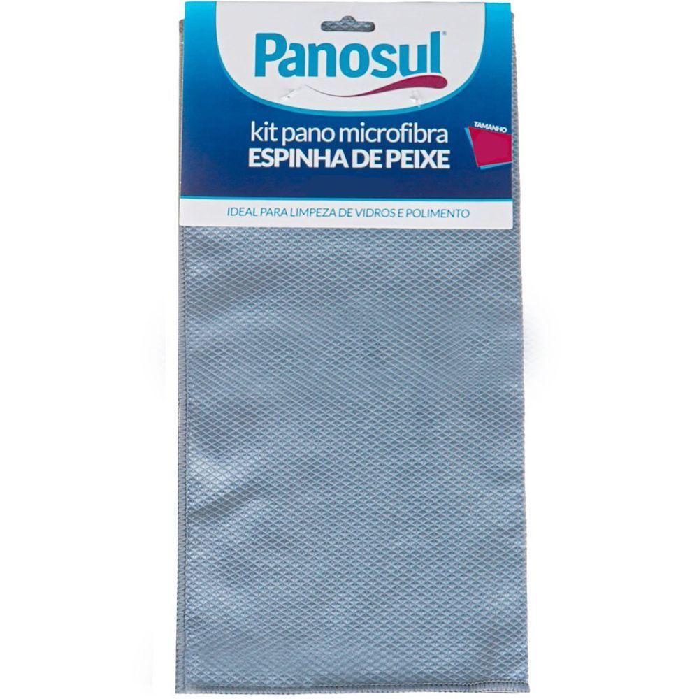 Kit 6 Pano 50x70 Espinha De Peixe Microfibra Super Absorção Panosul - 9