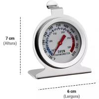 Termometro Forno Aco Inox 6 Cm X 7 Cm X 4 Cm - 8