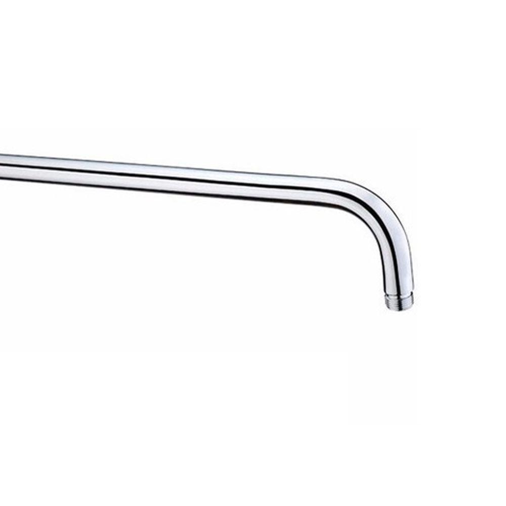 Chuveiro Ducha Inox 20x20 Cromado Slim Suporte Redondo - 2