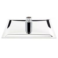 Chuveiro Ducha Inox 20x20 Cromado Slim Suporte Redondo - 5