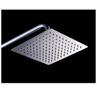 Chuveiro Ducha Inox 20x20 Cromado Slim Suporte Redondo - 10