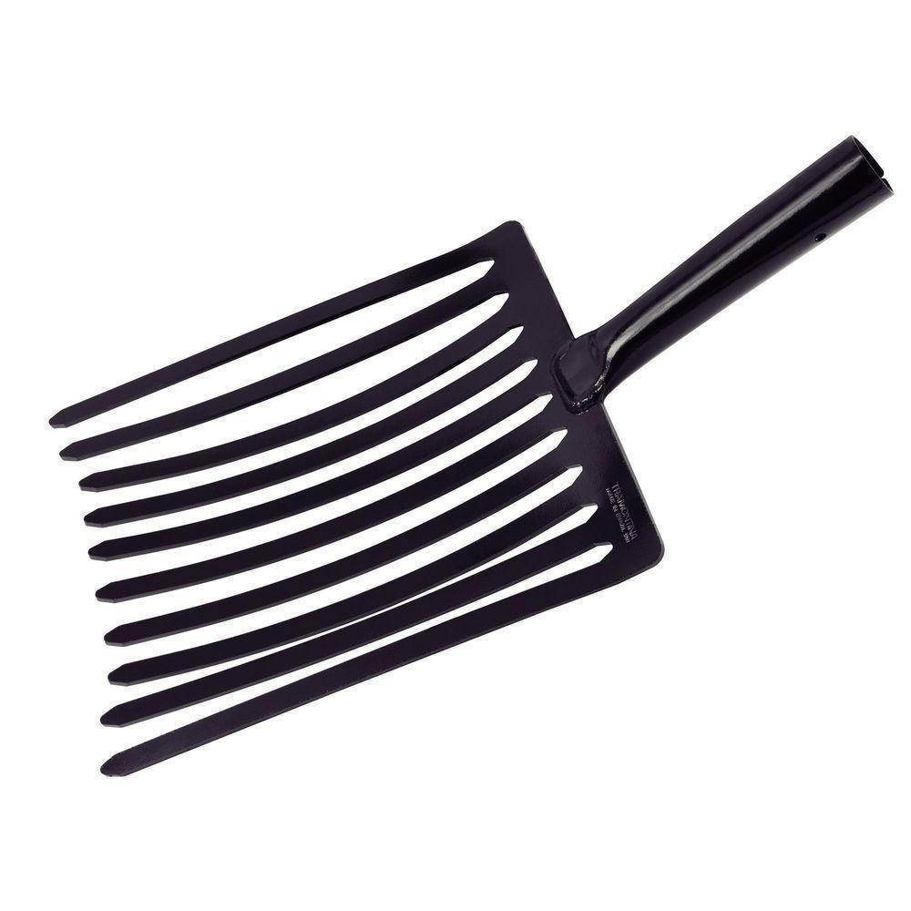 Forcado Para Cascalho Com 10 Dentes Tramontina Em Aço Sem Cabo Tramontina - 1