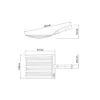 Forcado Para Cascalho Com 10 Dentes Tramontina Em Aço Sem Cabo Tramontina - 3