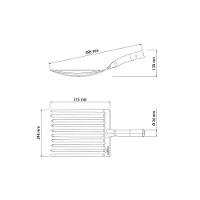 Forcado Para Cascalho Com 10 Dentes Tramontina Em Aço Sem Cabo Tramontina - 4