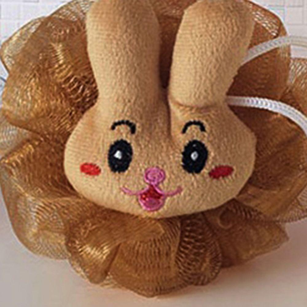 Esponja De Banho Bouton Com Bichinho Boneca Marrom - 2