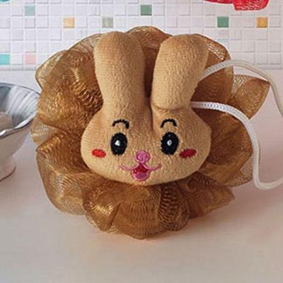 Esponja De Banho Bouton Com Bichinho Boneca Marrom