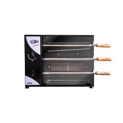 Churrasqueira Elétrica Portátil a Gás Gn Arke Vitta-03 55cm Aço Carbono Infravermelho 110V