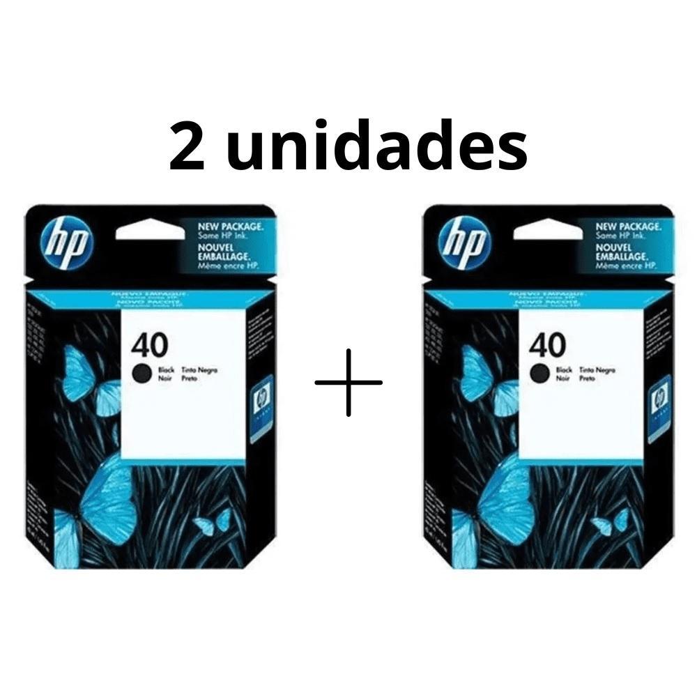 Cartucho Hp 40 - 51640A- Preto Kit 2 Pçs - 1