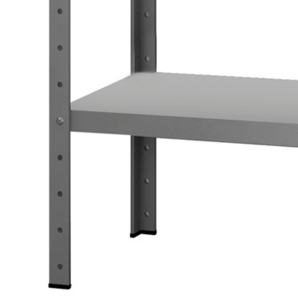 Estante Estilo Industrial Genova 3 Prateleiras 94 Cm Cinza Artef Cinza - 5