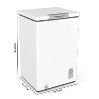 Freezer Horizontal Midea 100L 1 Porta CFA10 Branco 220V - 5