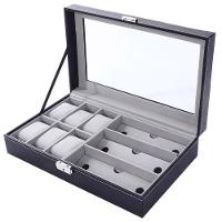 Porta Relogio Oculos De Sol Pulseira Caixa Estojo Expositor Luxo Orgnizaçao Mesa Penteadeira Armario Multiuso Resistente - 8