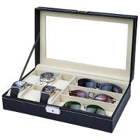 Porta Relogio Oculos De Sol Pulseira Caixa Estojo Expositor Luxo Orgnizaçao Mesa Penteadeira Armario Multiuso Resistente - 10