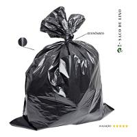 Saco De Lixo 50 Litros Economico Preto - 100 Unidades - 2
