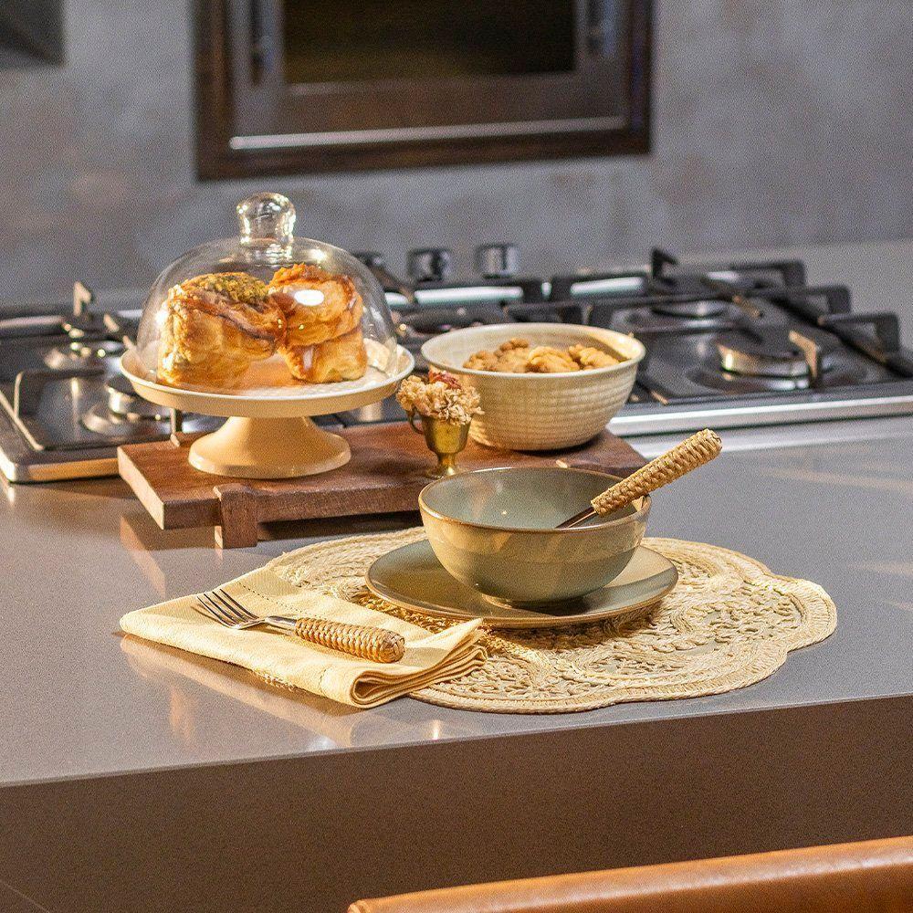 Jogo De Bowl Copa E Cia 6 Peças Reative Em Cerâmica Verde - 2