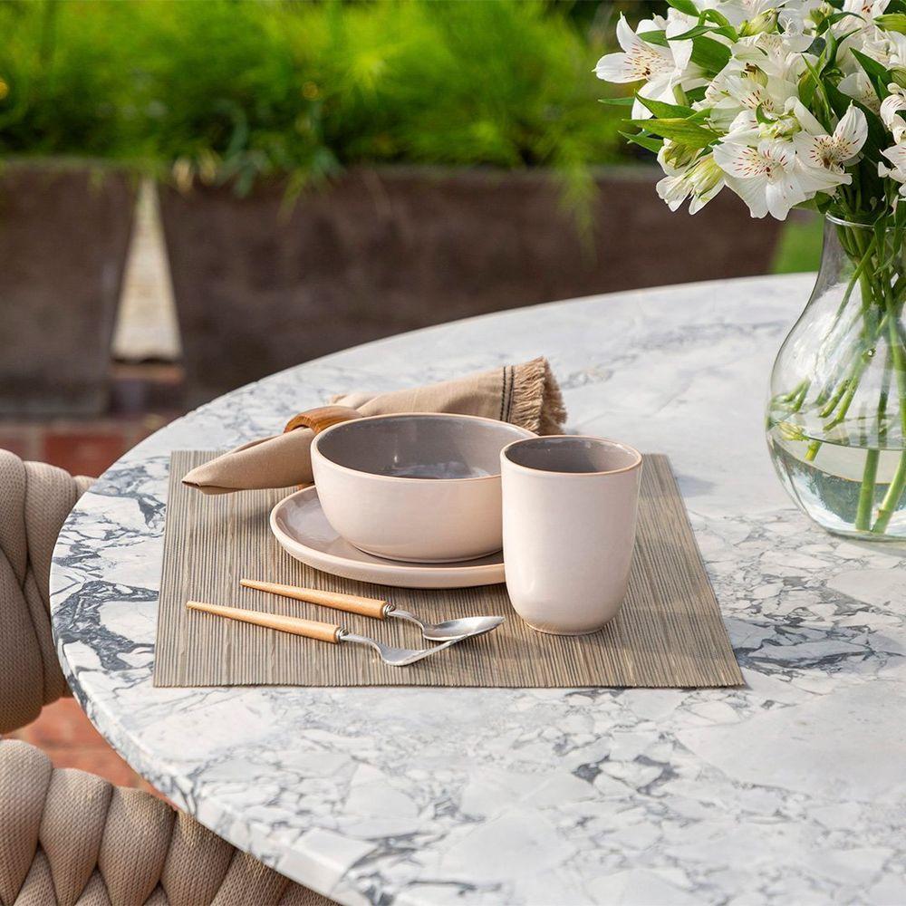 Jogo De Bowl Copa E Cia 6 Peças Harmonie Em Cerâmica Vanilla - 5