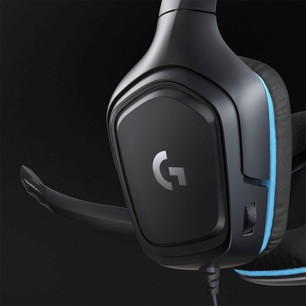 Logitech G432 WiRed 7.1 Surround Fone De Ouvido Preto/blue - 2
