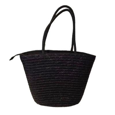 Bolsa Grande Cesta Artesanal Ombro Praia Piscina Grande Preto