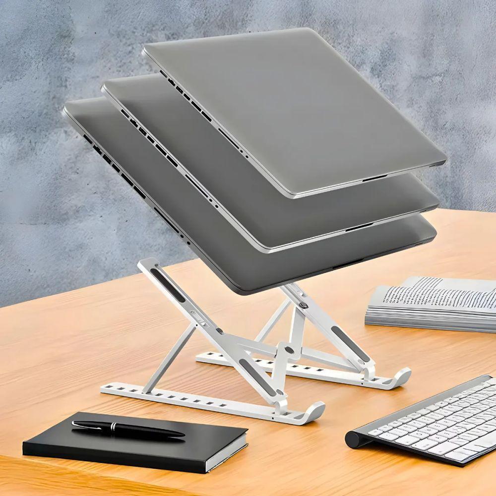 Suporte Notebook Ajustável Base Tablet Netbook Ergonômico Do - 5