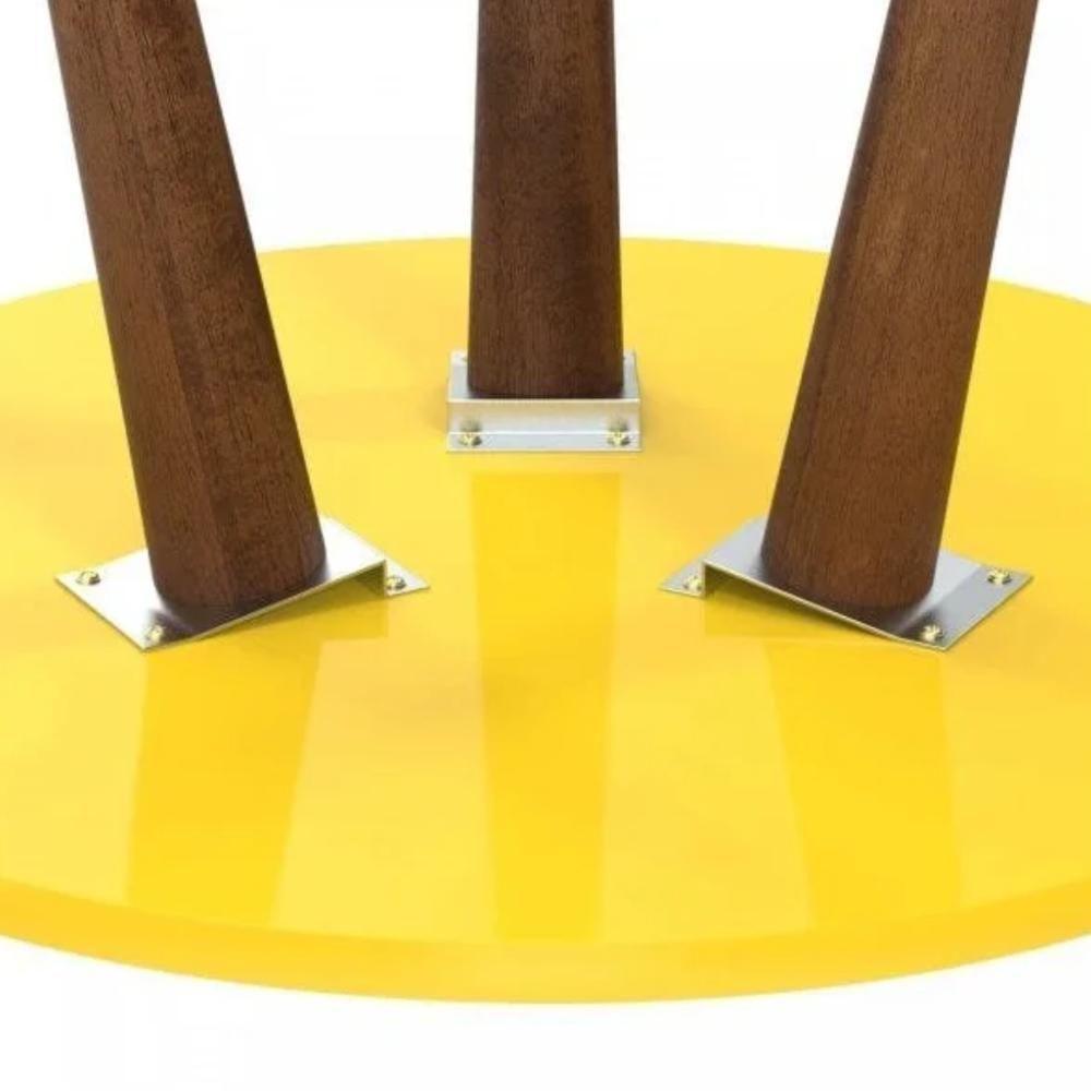 Mesa De Centro Leggs Bellagio 67cm Amarela - 2