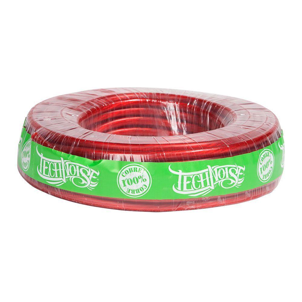 Cabo De Potencia Technoise 100% Cobre Vermelho 50 Mm Rolo 15 - 1