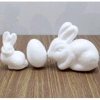 Kit 18 Coelhos Com Ovos Páscoa Em Isopor Tintas Para Pintar - 2