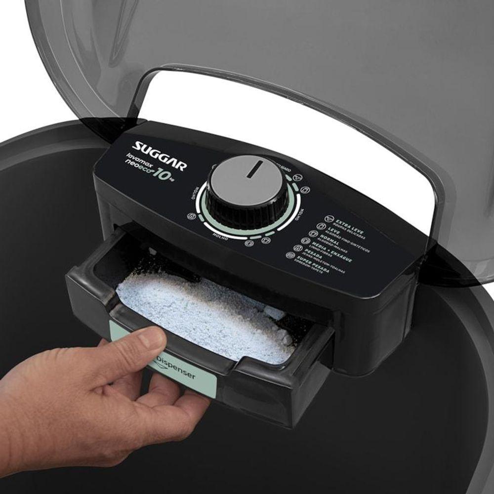 Tanquinho Neo Eco 10kg Preta Suggar 110V - 9