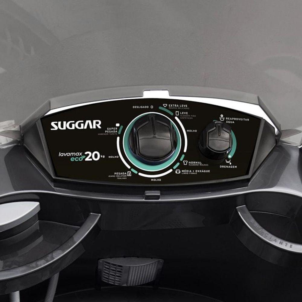 Tanquinho Lavamax Eco 20 Kg Preta Suggar 220V - 5