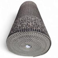 Tapete Passadeira Capacho Emborrachada Antiderrap. 0,65x1,00 Barrado Preto Bege - 6