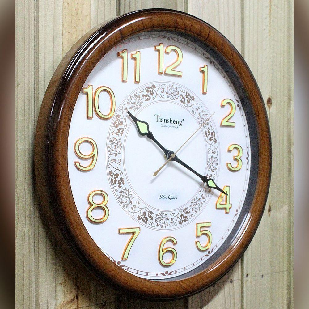 Relógio De Parede Decorativo Tiansheng® 46cm Branco - 2