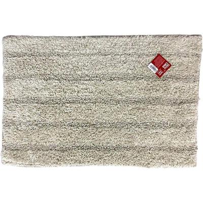 Tapete Cairo Multiuso 100% Algodão 40x60cm Cinza