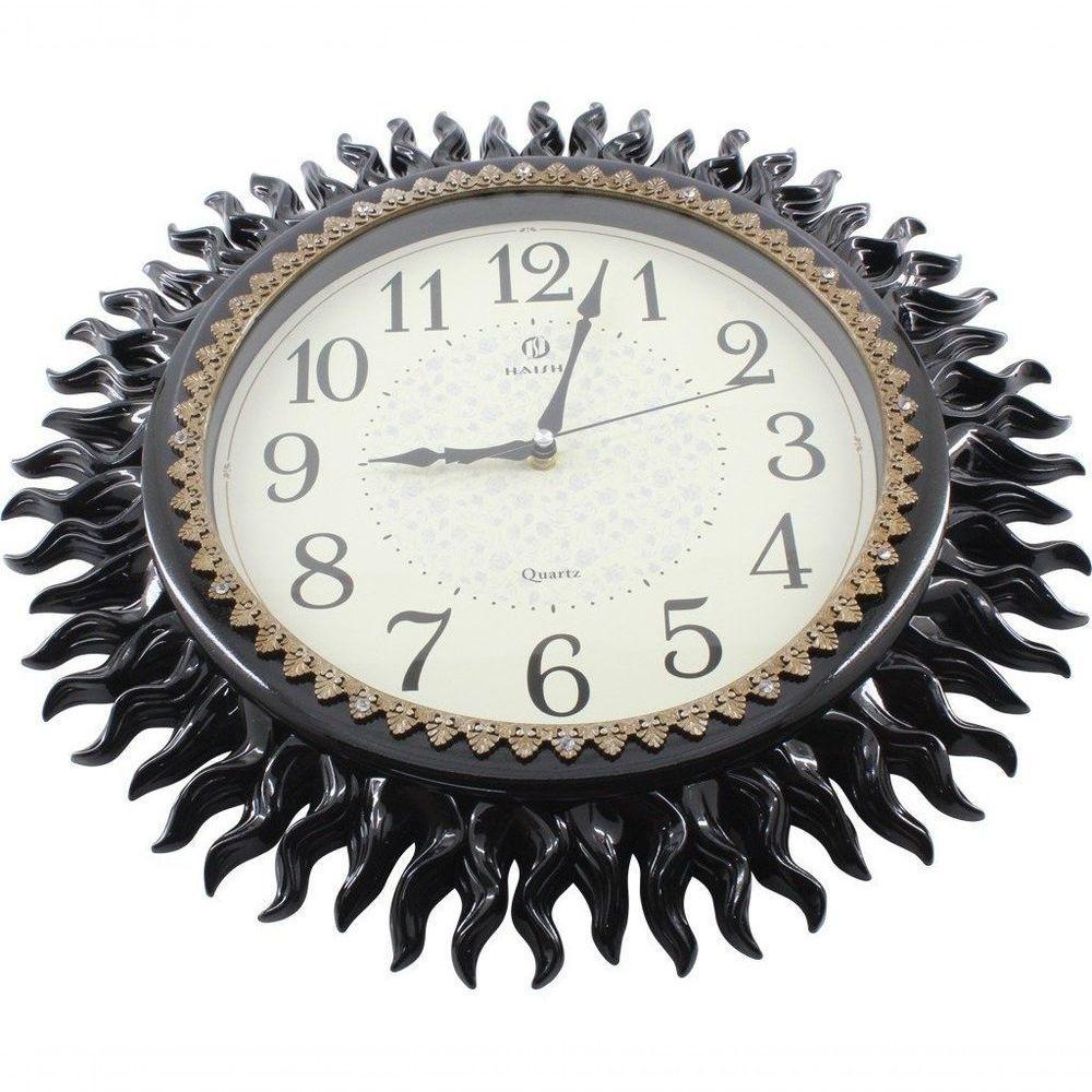 Relógio De Parede Místico Solar Oriental 45cm Preto - 3