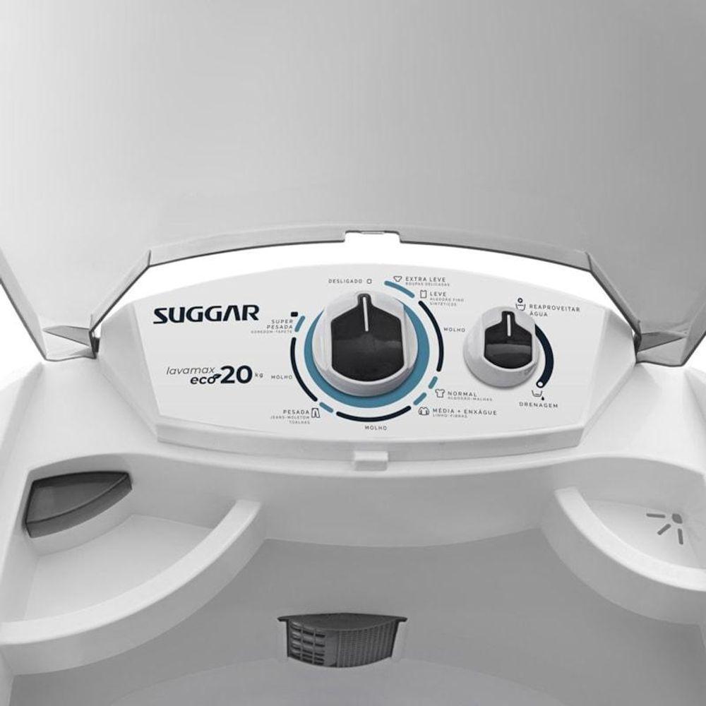 Tanquinho Lavamax Eco 20 Kg Branca Suggar 110V - 6