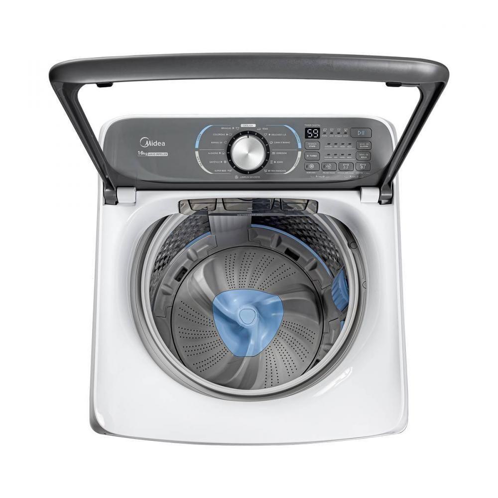 Lavadora De Roupas Automática Midea 16kg MA512W160-WK Wave Impeller Branca 220V - 3
