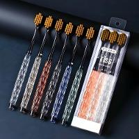 Kit 3 Escovas De Dente Com Cabo De Cristal - 3