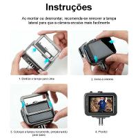 Frame De Alumínio Para Câmeras Gopro 12/11/10/9 - Telesin - 3