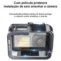 Frame De Alumínio Para Câmeras Gopro 12/11/10/9 - Telesin