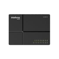 Switch Intelbras S1116f Fast Ethernet 16 Portas - 4760132 Preto Bivolt - 3