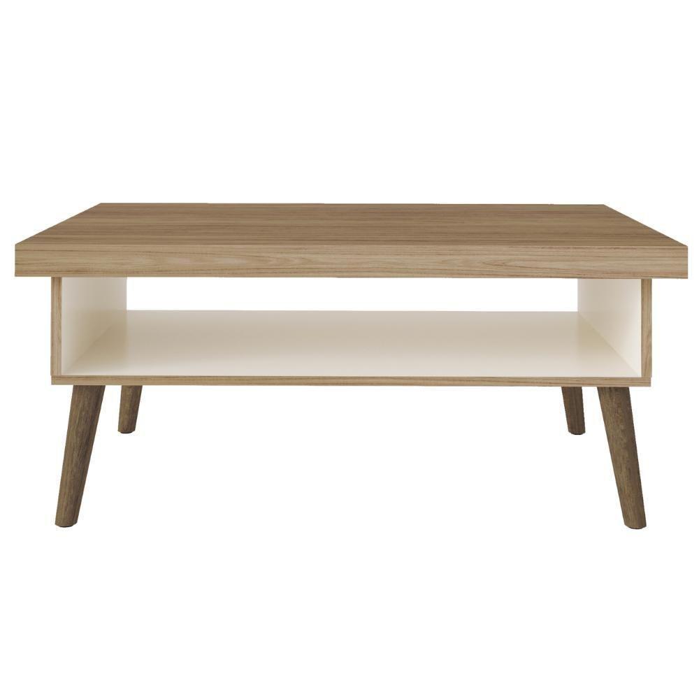 Mesa De Centro Sala 91 Cm Lucca 4150 Arly Carvalho Off White - 6