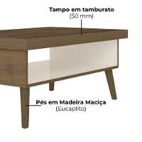 Mesa De Centro Sala 91 Cm Lucca 3840 Arly Pinho Off White - 5