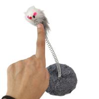 Arranhador Gato Pet Ratinho Guizo Mola Brinquedo Interativo Felino Animal De Estimaçao Lazer Diversao Entretenimento - 5