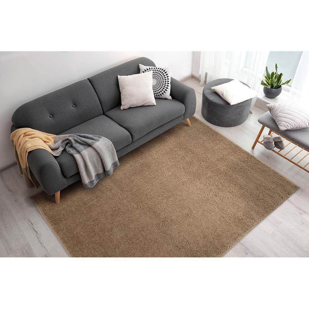 Tapete Para Sala Felpudo Plush 91 Nude 2,00x2,50m - 4