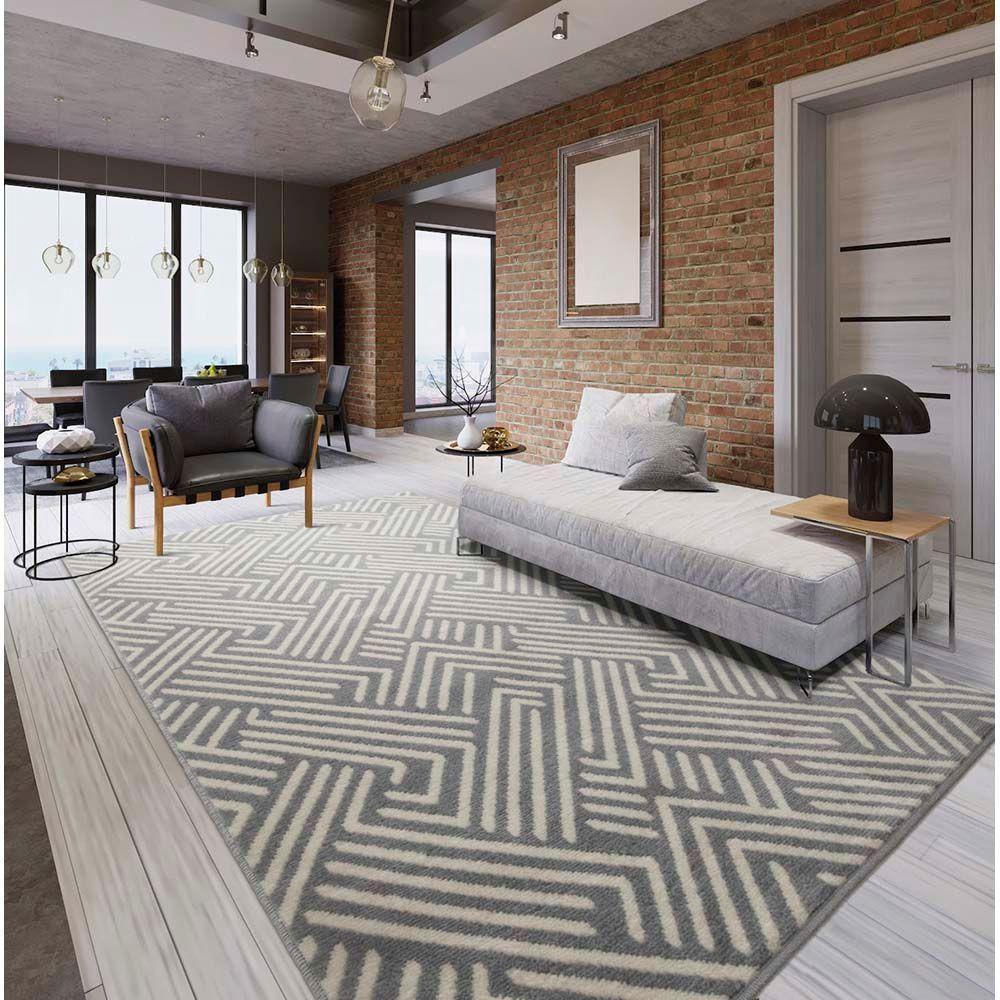 Tapete Para Sala Renaissance Vereda 52 Grafite 1,50x2,00m - 2