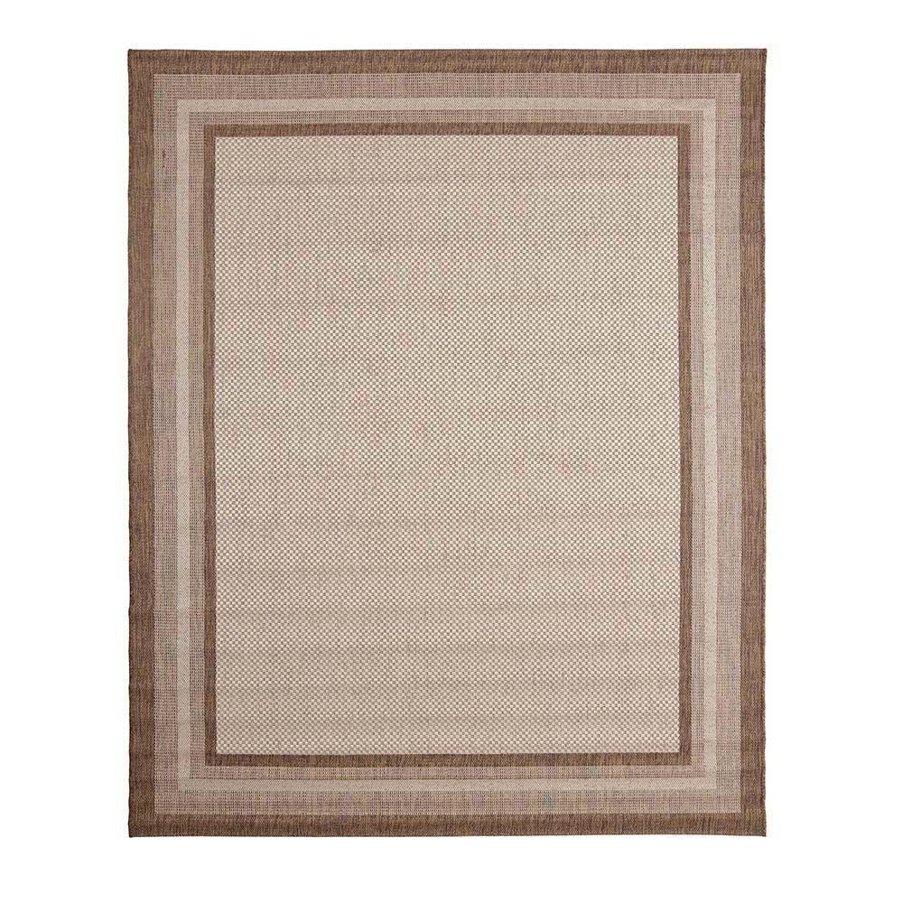 Tapete Sala Sisal Eco-nature Moldura 70 Marrom 3,00x4,00m - 1