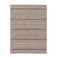 Tapete Sisal Eco-nature Riscas 77 Bege Chumbo 3,00x4,00m - 1